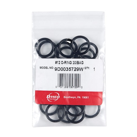 Danco Danco 13/16 in. D X 5/8 in. D Rubber O-Ring 20 pk 35729W
